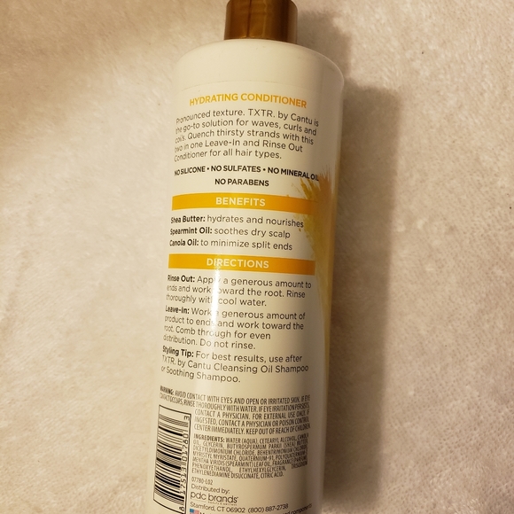 Txtr by Cantu Leave In Rinse Out Conditioner Treat 16 oz - Picture 2 of 2